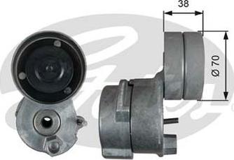 GATES 38680 - Tendicinghia, Cinghia Poly-V www.autoricambi360.it