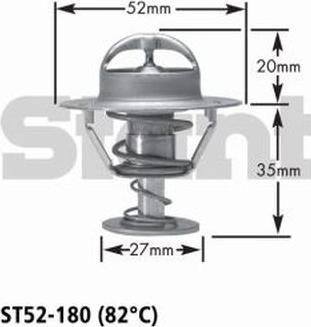 GATES ST52-180 - Termostato, Refrigerante www.autoricambi360.it