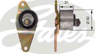 GATES T41156 - Rullo tenditore, Cinghia dentata www.autoricambi360.it