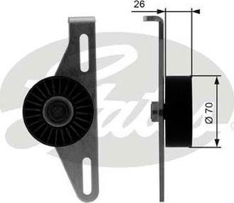 GATES 38484 - Tendicinghia, Cinghia Poly-V www.autoricambi360.it