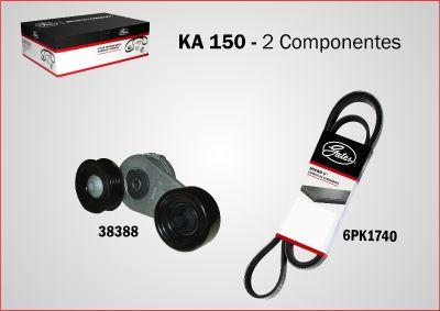 Gates KA150 - Kit Cinghie Poly-V www.autoricambi360.it