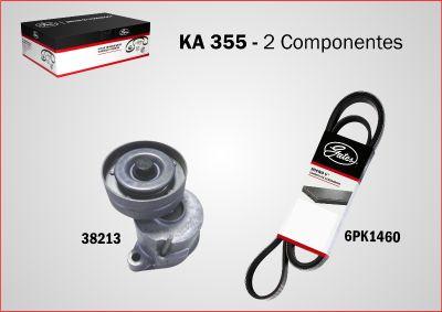 GATES KA355 - Kit Cinghie Poly-V www.autoricambi360.it