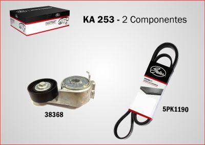 GATES KA253 - Kit Cinghie Poly-V www.autoricambi360.it