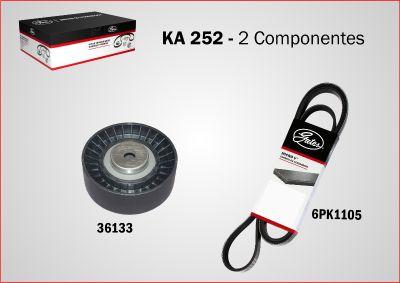 GATES KA252 - Kit Cinghie Poly-V www.autoricambi360.it