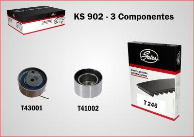 GATES KS902 - Kit cinghie dentate www.autoricambi360.it
