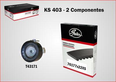 GATES KS403 - Kit cinghie dentate www.autoricambi360.it