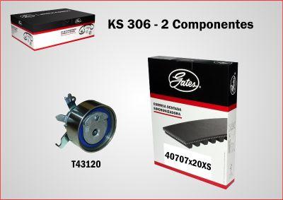 GATES KS306 - Kit cinghie dentate www.autoricambi360.it