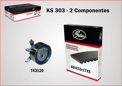Gates KS303 - Kit cinghie dentate www.autoricambi360.it