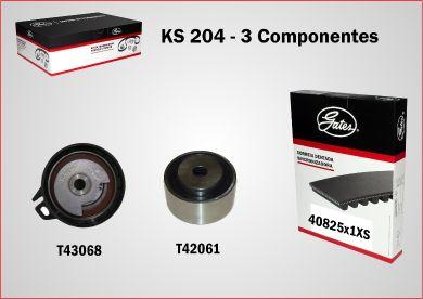 GATES KS204 - Kit cinghie dentate www.autoricambi360.it