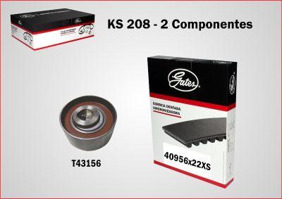 GATES KS208 - Kit cinghie dentate www.autoricambi360.it