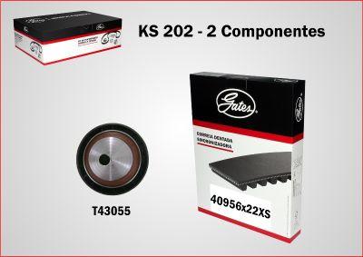 GATES KS202 - Kit cinghie dentate www.autoricambi360.it