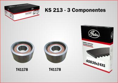 GATES KS213 - Kit cinghie dentate www.autoricambi360.it