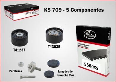 Gates KS709 - Kit cinghie dentate www.autoricambi360.it