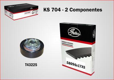 GATES KS704 - Kit cinghie dentate www.autoricambi360.it
