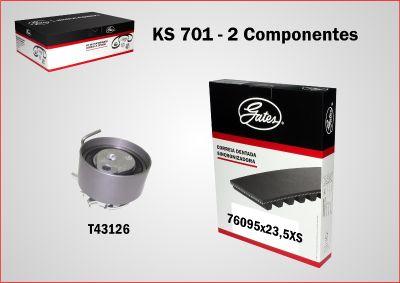 GATES KS701 - Kit cinghie dentate www.autoricambi360.it