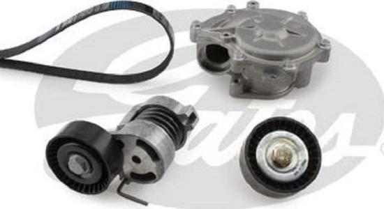 Gates WP0142KA955 - Pompa acqua + Kit cinghia Poly V www.autoricambi360.it