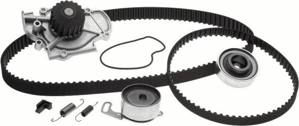 GATES TCKWP186 - Pompa acqua + Kit cinghie dentate www.autoricambi360.it