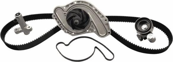 Gates TCKWP295D - Pompa acqua + Kit cinghie dentate www.autoricambi360.it