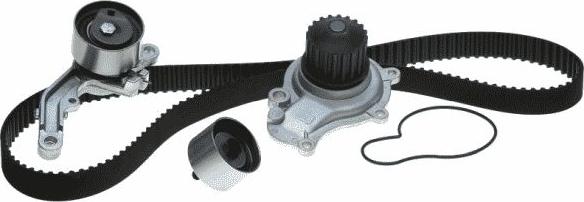 GATES TCKWP265A - Pompa acqua + Kit cinghie dentate www.autoricambi360.it