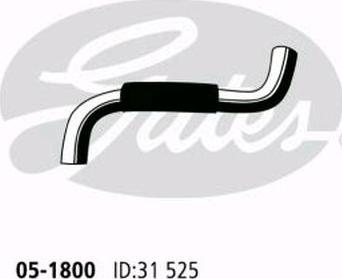 GATES 05-1800 - Flessibile radiatore www.autoricambi360.it