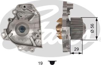 Gates GWP-0038 - Pompa acqua www.autoricambi360.it