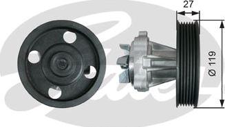 Gates GWP-0350 - Pompa acqua www.autoricambi360.it