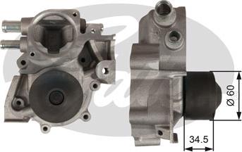 GATES GWP-0270 - Pompa acqua www.autoricambi360.it