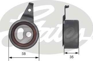 GATES T41193 - Rullo tenditore, Cinghia dentata www.autoricambi360.it