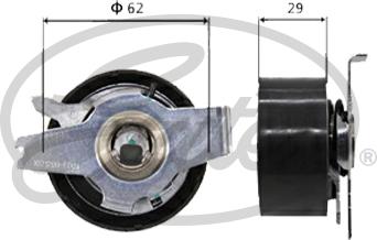 Gates T43260 - Rullo tenditore, Cinghia dentata www.autoricambi360.it