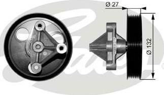 GATES T36194 - Galoppino / Guidacinghia, Cinghia Poly-V www.autoricambi360.it