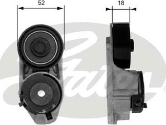 GATES T38445 - Tendicinghia, Cinghia Poly-V www.autoricambi360.it