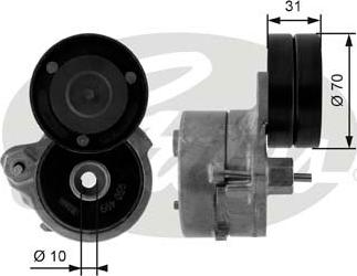 GATES T38451 - Tendicinghia, Cinghia Poly-V www.autoricambi360.it