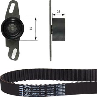 GATES TCK070N - Kit cinghie dentate www.autoricambi360.it