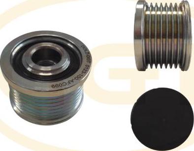 GGT ARL099 - Puleggia cinghia, Alternatore www.autoricambi360.it
