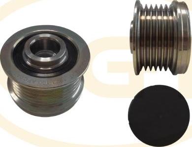 GGT ARL047 - Puleggia cinghia, Alternatore www.autoricambi360.it