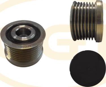 GGT ARL051 - Puleggia cinghia, Alternatore www.autoricambi360.it