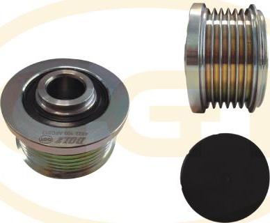 GGT ARL013 - Puleggia cinghia, Alternatore www.autoricambi360.it