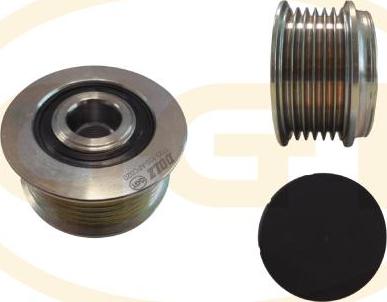 GGT ARL020 - Puleggia cinghia, Alternatore www.autoricambi360.it