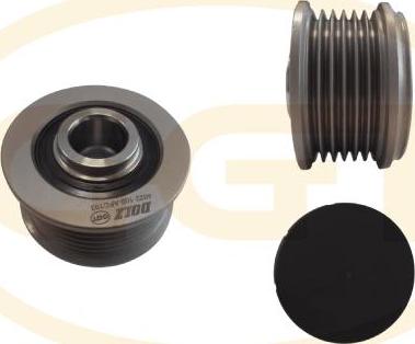 GGT ARL193 - Puleggia cinghia, Alternatore www.autoricambi360.it