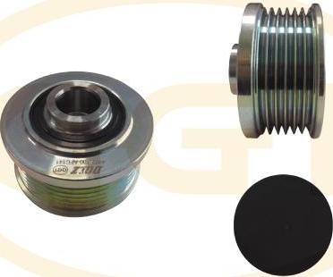 GGT ARL141 - Puleggia cinghia, Alternatore www.autoricambi360.it