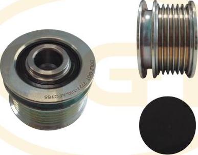 GGT ARL165 - Puleggia cinghia, Alternatore www.autoricambi360.it