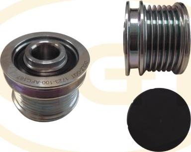 GGT ARL167 - Puleggia cinghia, Alternatore www.autoricambi360.it
