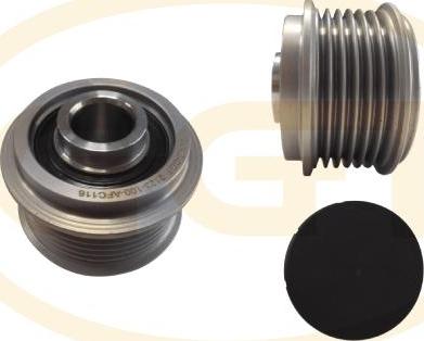 GGT ARL116 - Puleggia cinghia, Alternatore www.autoricambi360.it