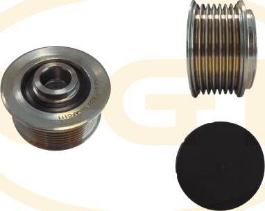 GGT ARL111 - Puleggia cinghia, Alternatore www.autoricambi360.it