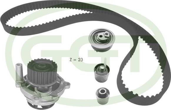 GGT KPA20166 - Pompa acqua + Kit cinghie dentate www.autoricambi360.it