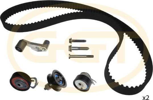 GGT KSPA051 - Kit cinghie dentate www.autoricambi360.it