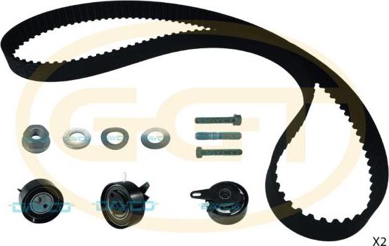 GGT KSPA052 - Kit cinghie dentate www.autoricambi360.it