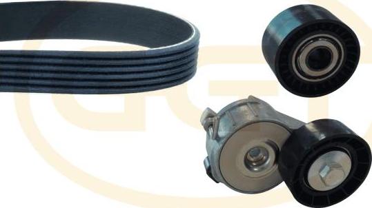 GGT KSPA198A - Kit cinghie dentate www.autoricambi360.it