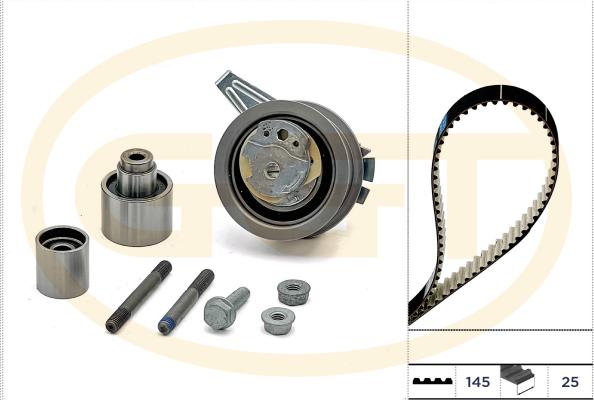 GGT KSPA153 - Kit cinghie dentate www.autoricambi360.it