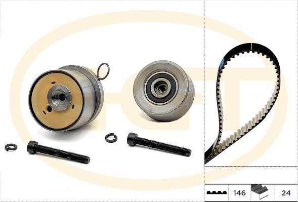 GGT KSPA162 - Kit cinghie dentate www.autoricambi360.it